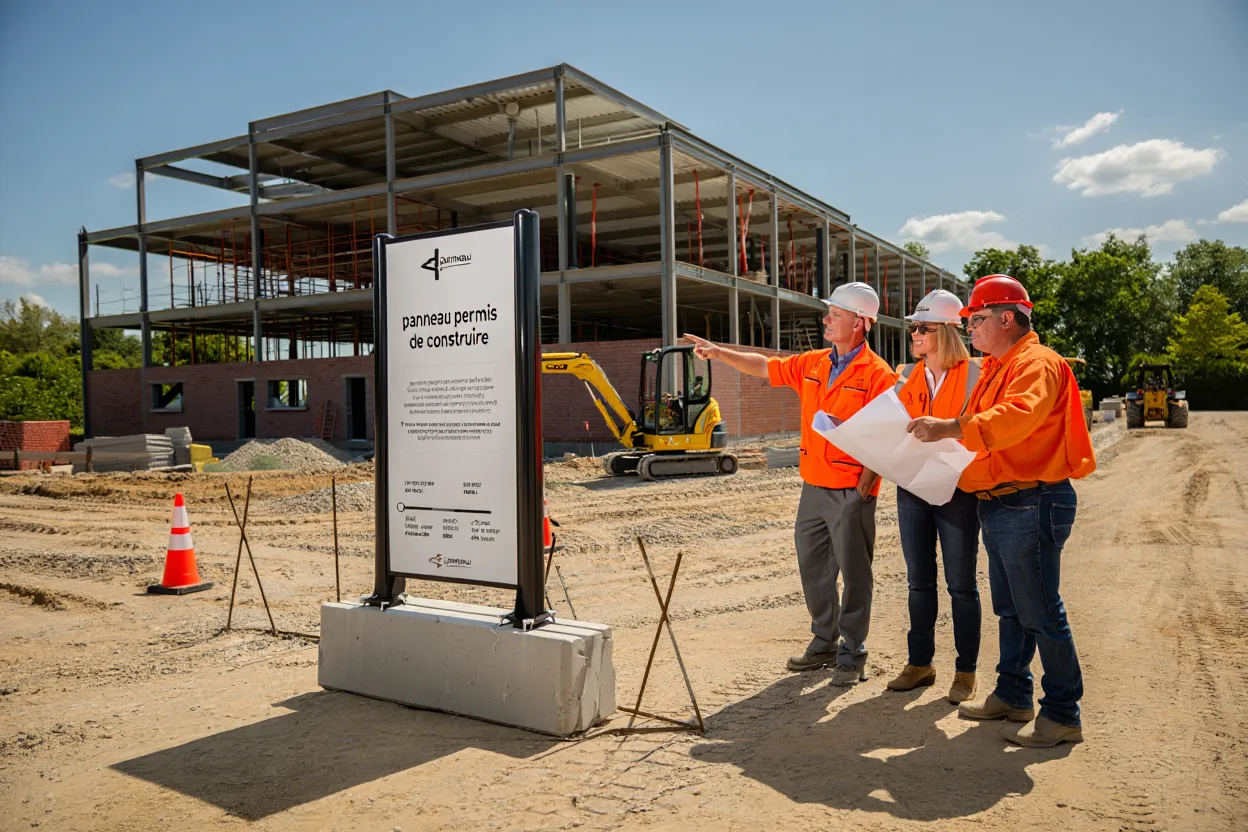 Tout savoir sur le panneau permis de construire avant de l’installer