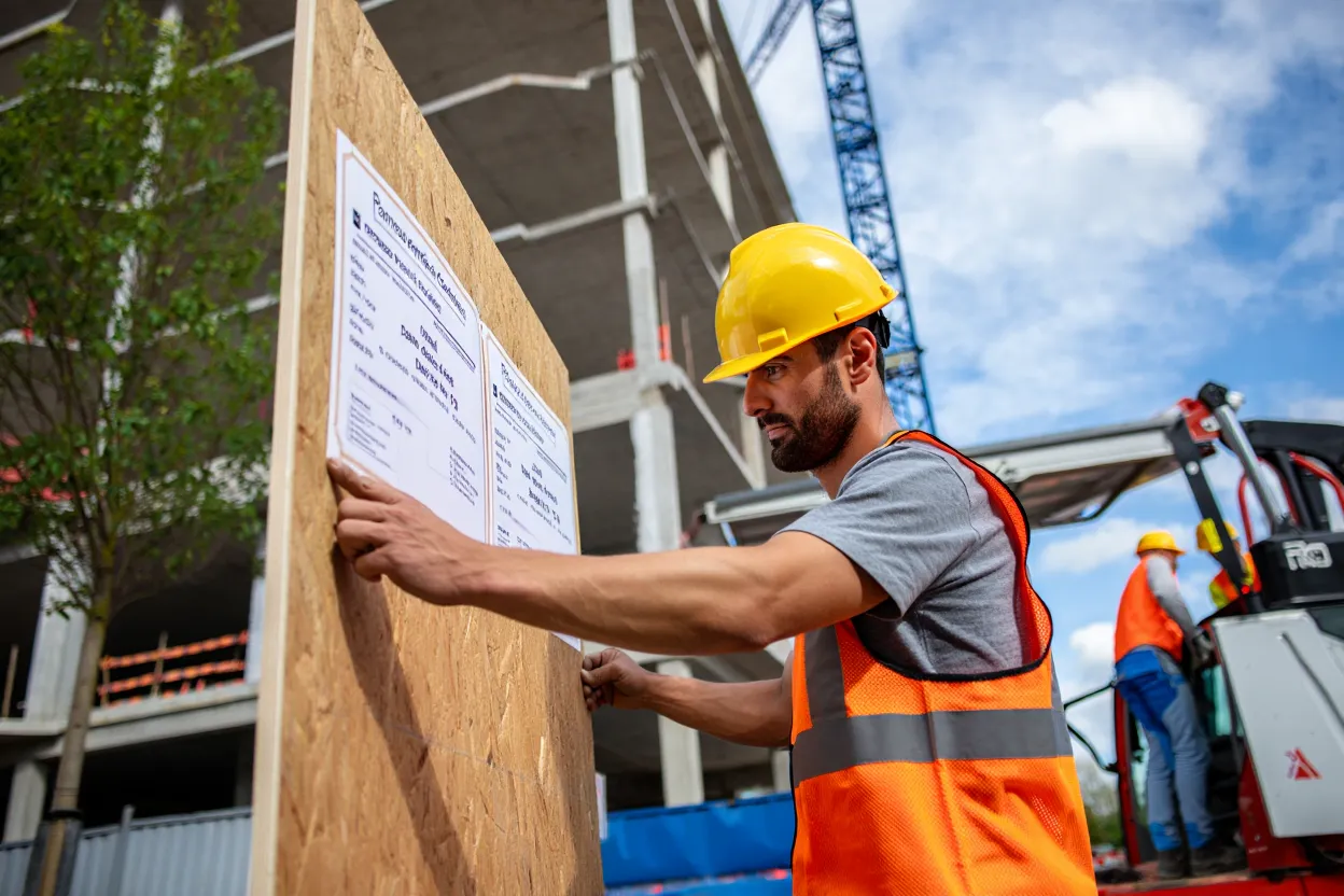 Comment choisir et installer un panneau permis de construire en toute conformité